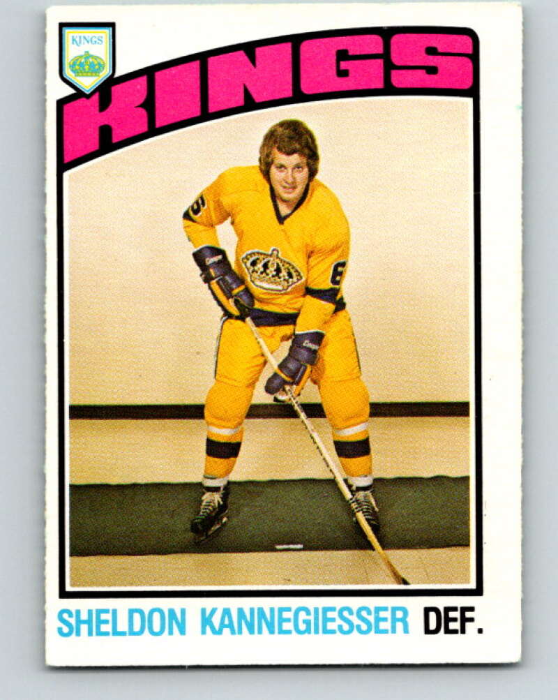 1976-77 O-Pee-Chee #335 Sheldon Kannegiesser Los Angeles Kings V2304