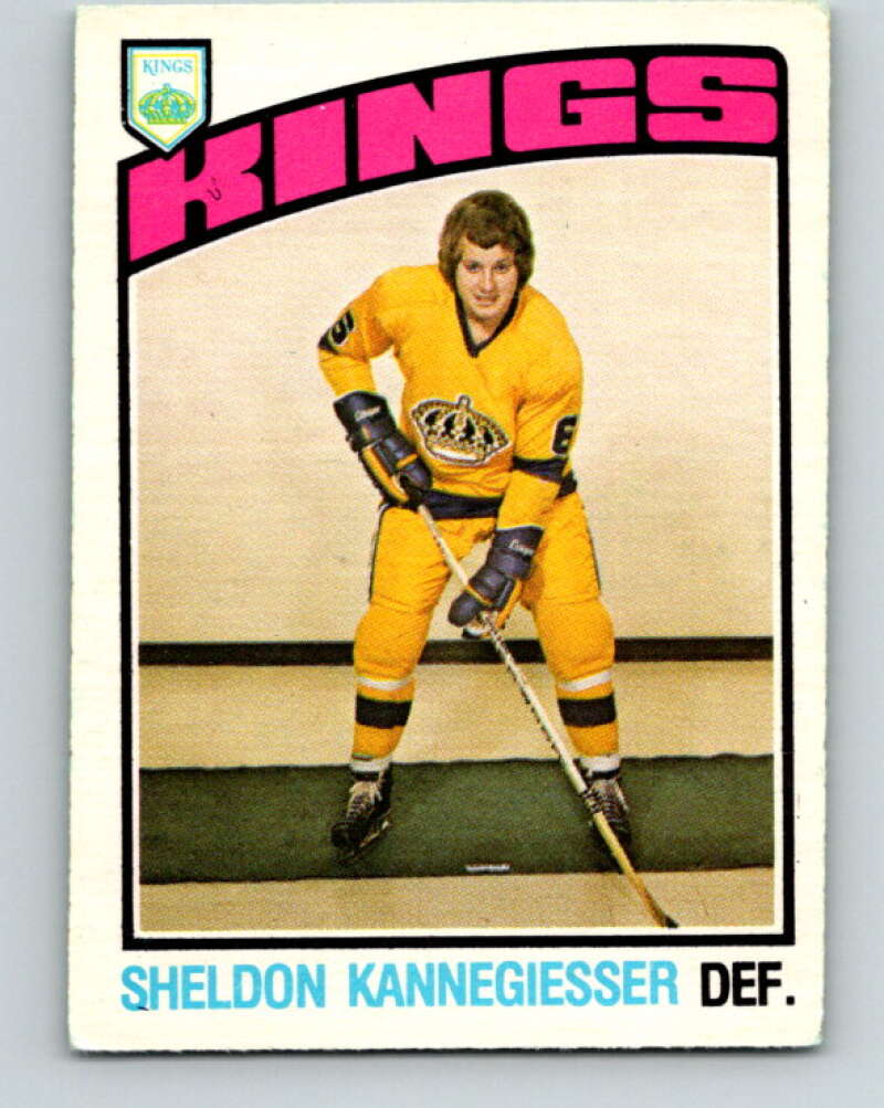 1976-77 O-Pee-Chee #335 Sheldon Kannegiesser Los Angeles Kings V2305