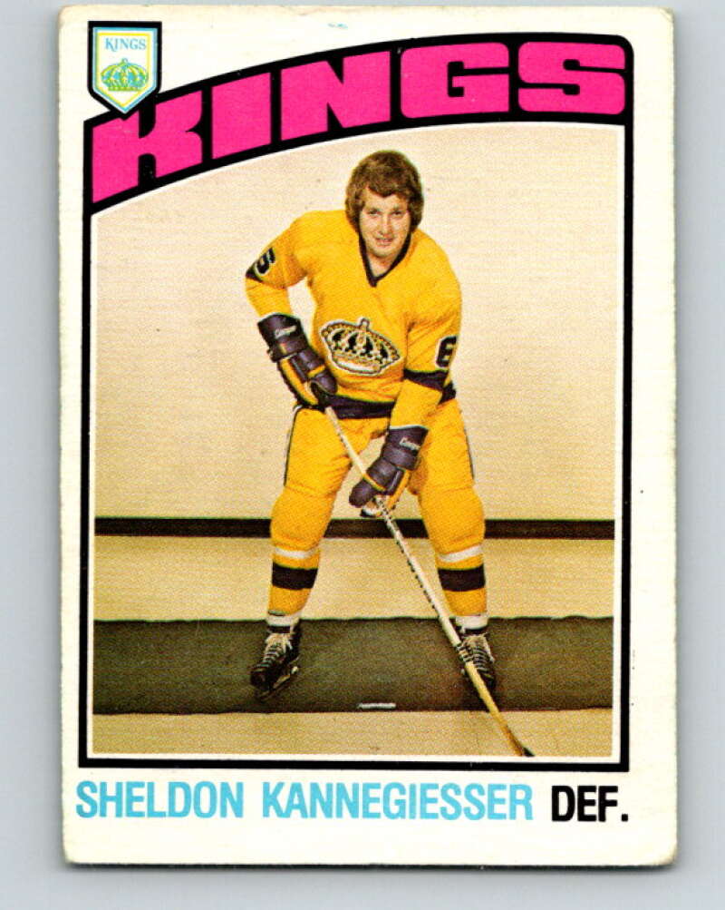 1976-77 O-Pee-Chee #335 Sheldon Kannegiesser Los Angeles Kings V2306