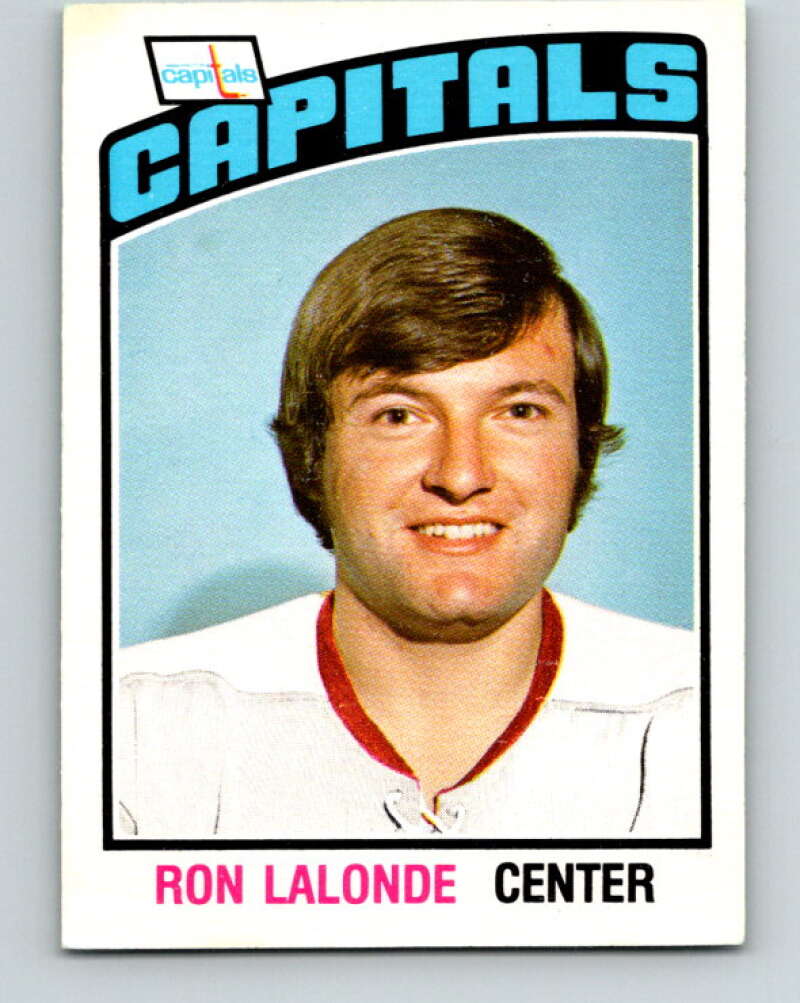 1976-77 O-Pee-Chee #339 Ron Lalonde Washington Capitals V2313