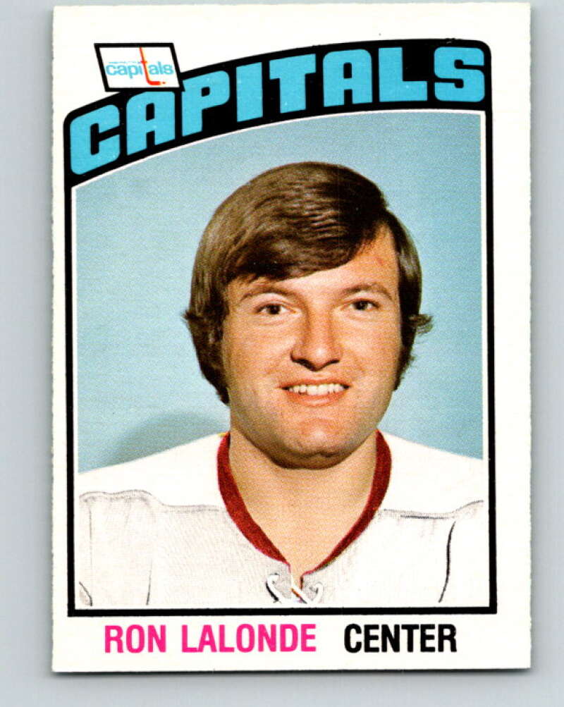 1976-77 O-Pee-Chee #339 Ron Lalonde Washington Capitals V2314