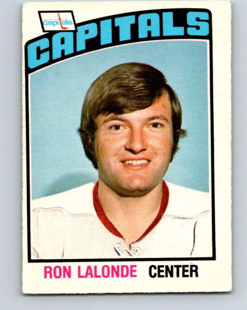1976-77 O-Pee-Chee #339 Ron Lalonde Washington Capitals V2315
