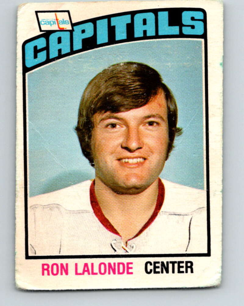 1976-77 O-Pee-Chee #339 Ron Lalonde Washington Capitals V2316