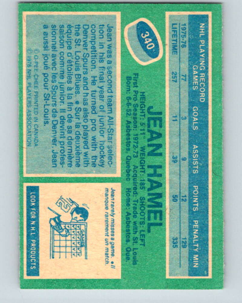 1976-77 O-Pee-Chee #339 Ron Lalonde Washington Capitals V2317