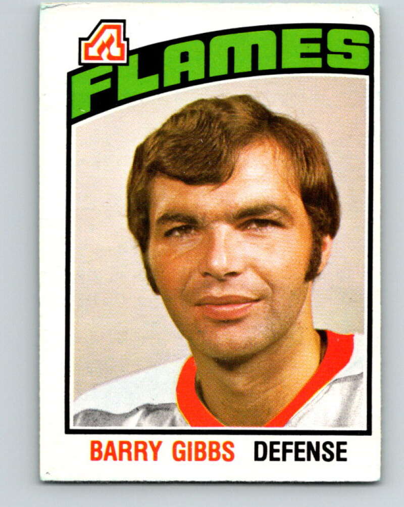 1976-77 O-Pee-Chee #341 Barry Gibbs Atlanta Flames V2321