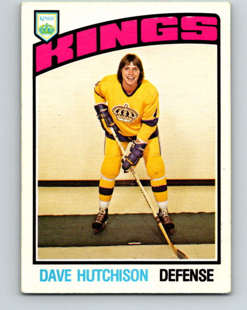 1976-77 O-Pee-Chee #346 Dave Hutchison Los Angeles Kings V2328