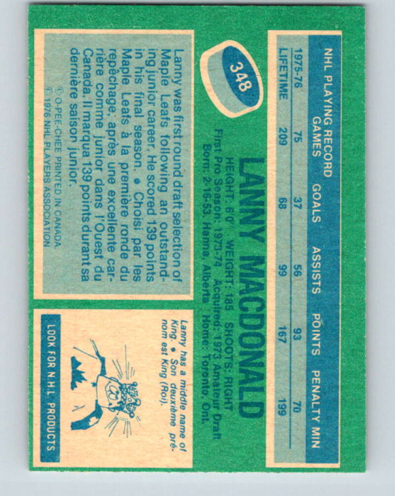 1976-77 O-Pee-Chee #347 Ted Irvine St. Louis Blues V2330