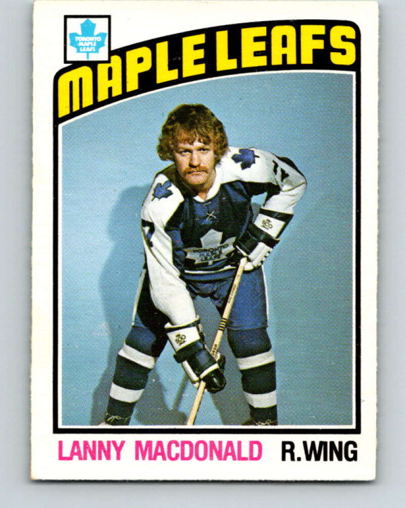 1976-77 O-Pee-Chee #348 Lanny McDonald Toronto Maple Leafs V2332