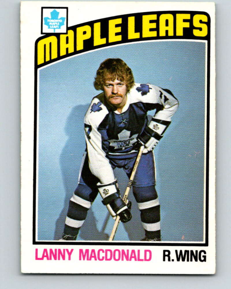 1976-77 O-Pee-Chee #348 Lanny McDonald Toronto Maple Leafs V2333