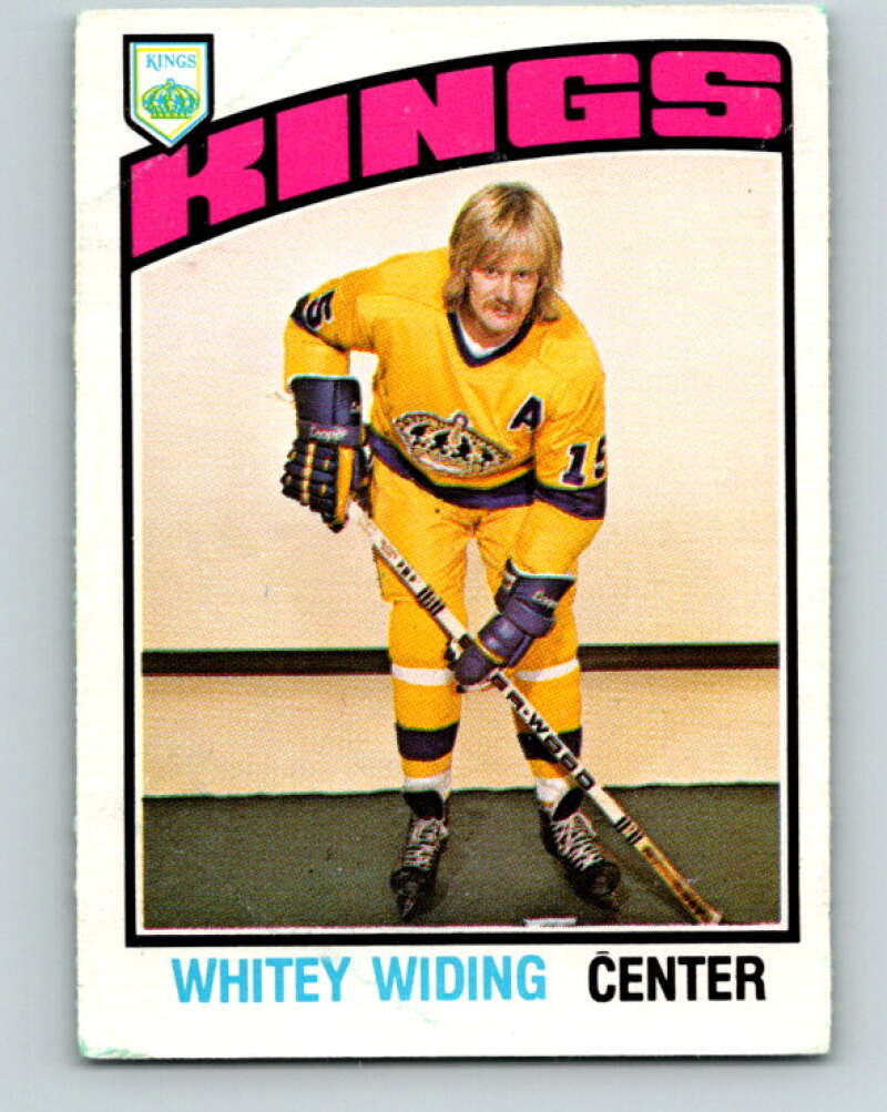 1976-77 O-Pee-Chee #354 Juha Widing Los Angeles Kings V2337