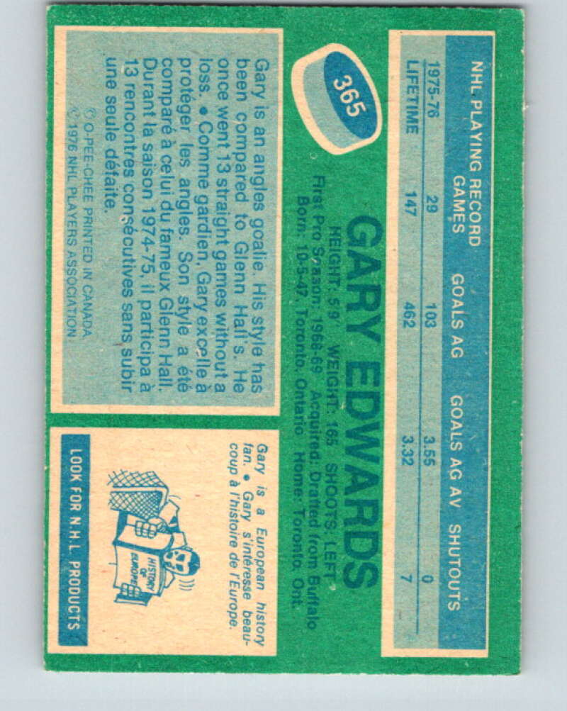 1976-77 O-Pee-Chee #361 Ed Kea Atlanta Flames V2352