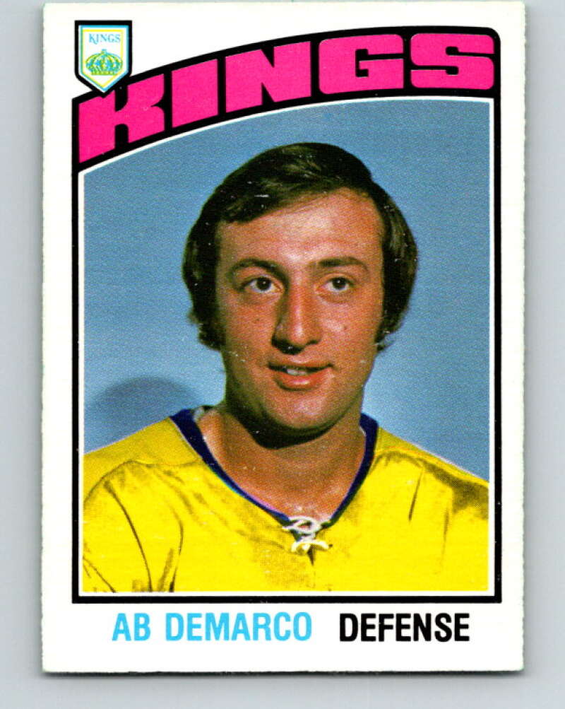 1976-77 O-Pee-Chee #374 Ab DeMarco Los Angeles Kings V2358