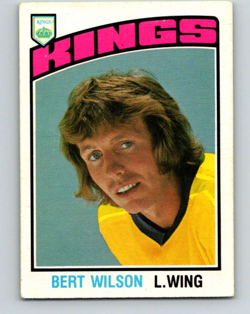 1976-77 O-Pee-Chee #378 Bert Wilson Los Angeles Kings V2361