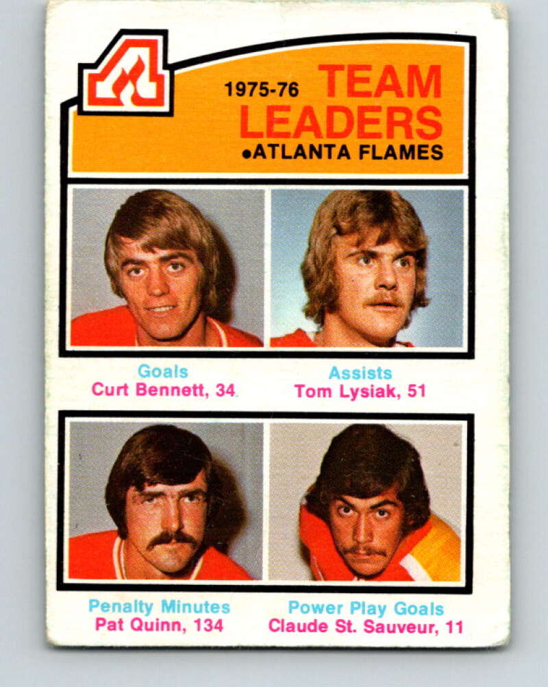1976-77 O-Pee-Chee #379 Bennett/Lysiak/Quinn/St. Sauveur TL V2364