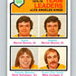 1976-77 O-Pee-Chee #385 Bergeron/ McKechnie/Watson TL Wings  V2384