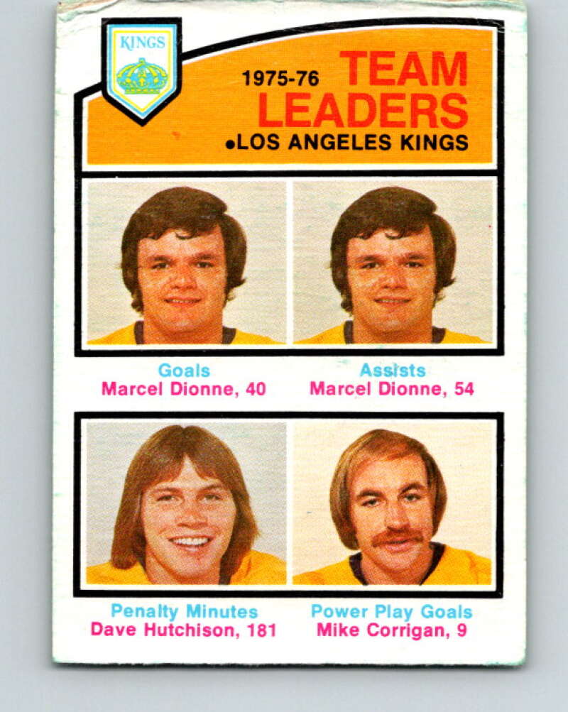 1976-77 O-Pee-Chee #385 Bergeron/ McKechnie/Watson TL Wings V2384