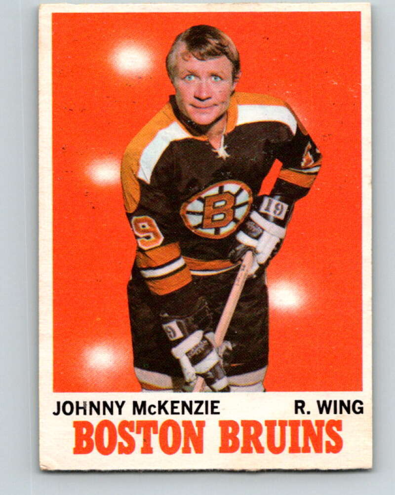 1970-71 O-Pee-Chee #6 John McKenzie Boston Bruins V2426