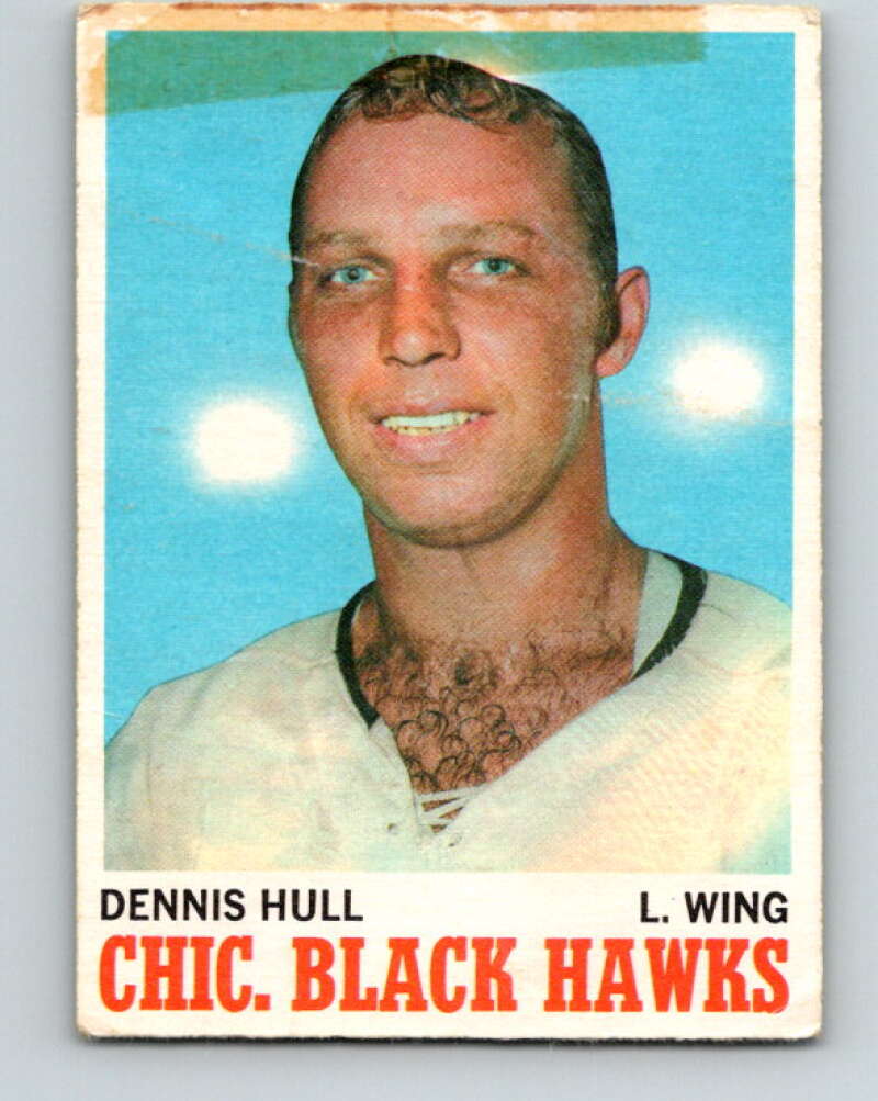 1970-71 O-Pee-Chee #14 Dennis Hull Chicago Blackhawks V2445