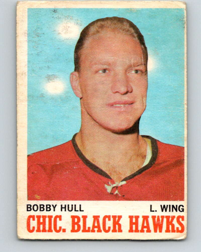 1970-71 O-Pee-Chee #15 Bobby Hull Chicago Blackhawks V2447