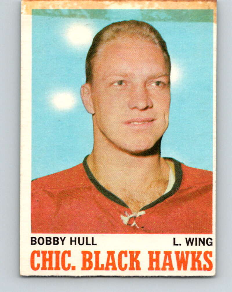 1970-71 O-Pee-Chee #15 Bobby Hull Chicago Blackhawks V2448