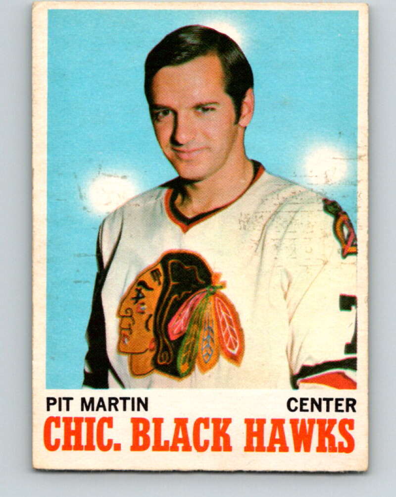 1970-71 O-Pee-Chee #18 Pit Martin Chicago Blackhawks V2458