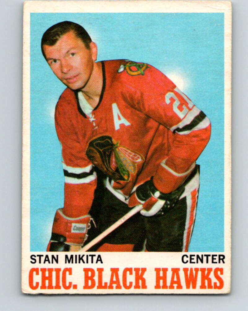 1970-71 O-Pee-Chee #20 Stan Mikita Chicago Blackhawks V2465