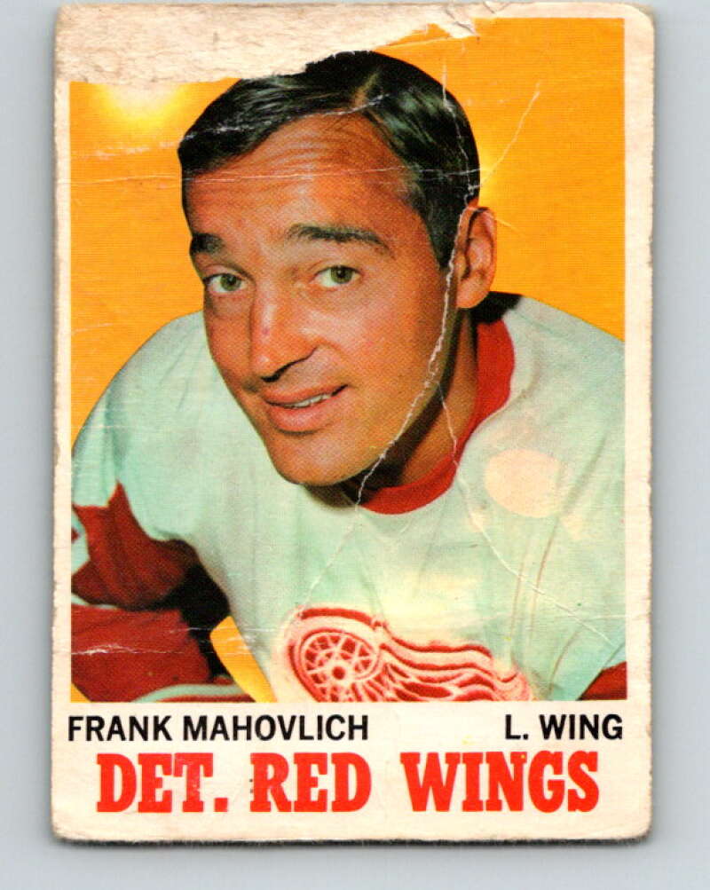 1970-71 O-Pee-Chee #22 Frank Mahovlich Detroit Red Wings V2468