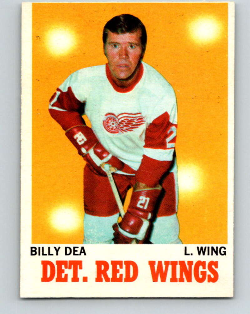 1970-71 O-Pee-Chee #30 Billy Dea Detroit Red Wings V2486