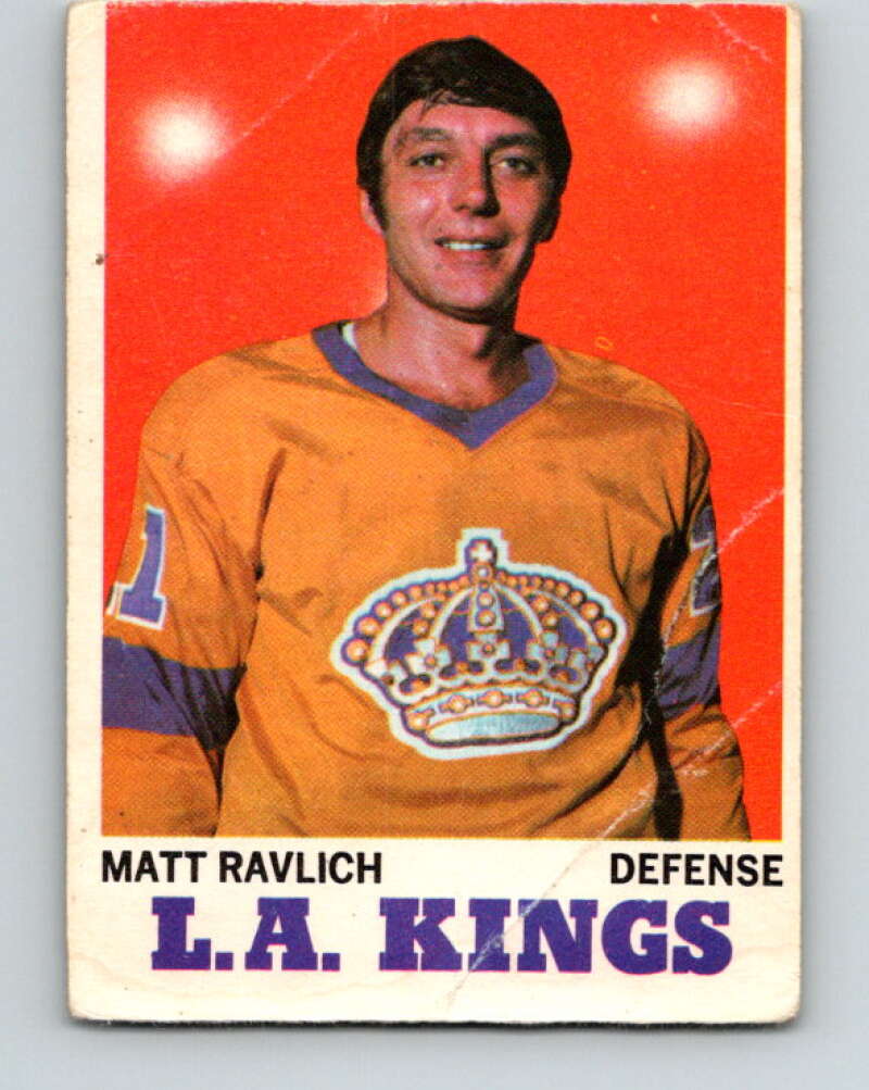 1970-71 O-Pee-Chee #32 Matt Ravlich Los Angeles Kings V2489