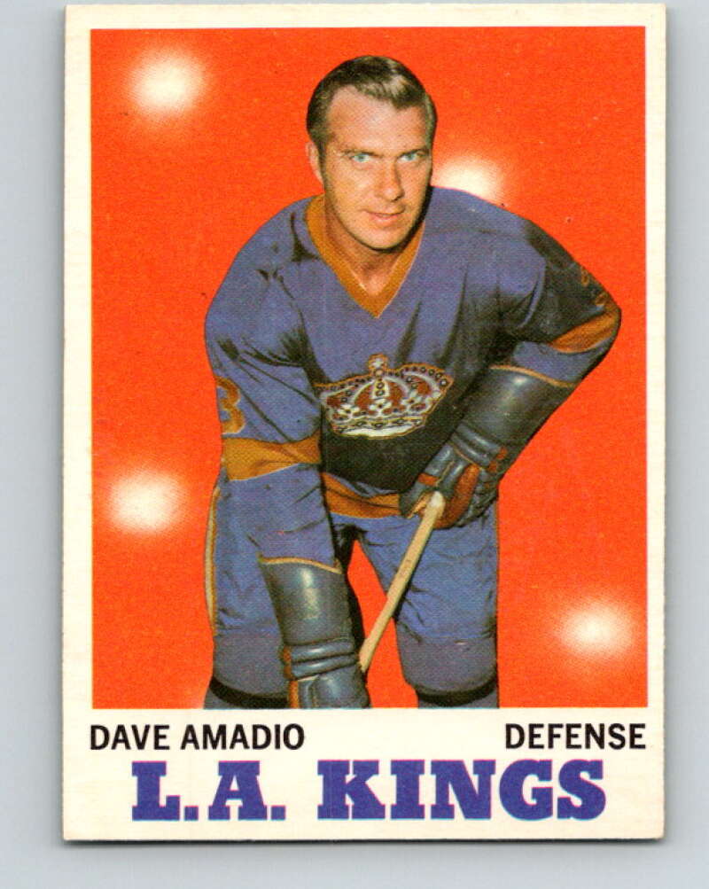 1970-71 O-Pee-Chee #33 Dave Amadio Los Angeles Kings V2490