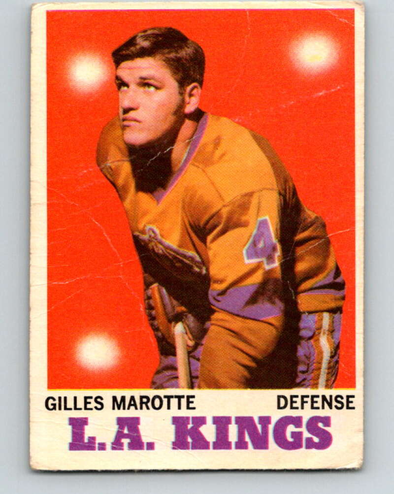 1970-71 O-Pee-Chee #34 Gilles Marotte Los Angeles Kings V2494