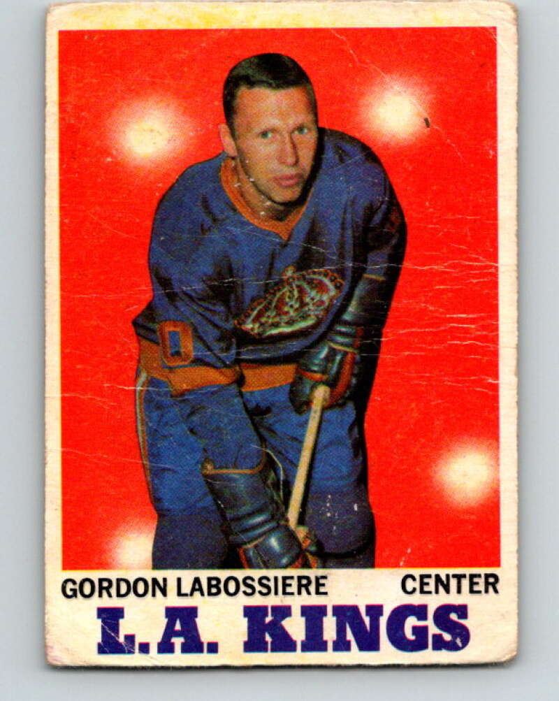1970-71 O-Pee-Chee #38 Gord Labossiere Los Angeles Kings V2506