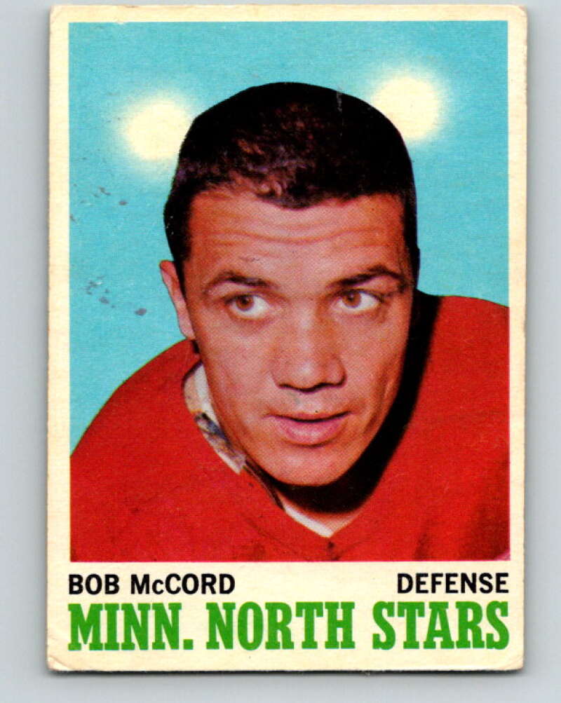1970-71 O-Pee-Chee #41 Bob McCord Minnesota North Stars V2511