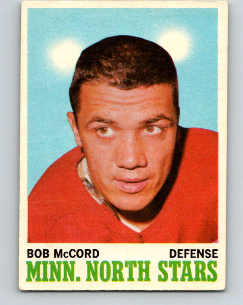 1970-71 O-Pee-Chee #41 Bob McCord Minnesota North Stars V2514