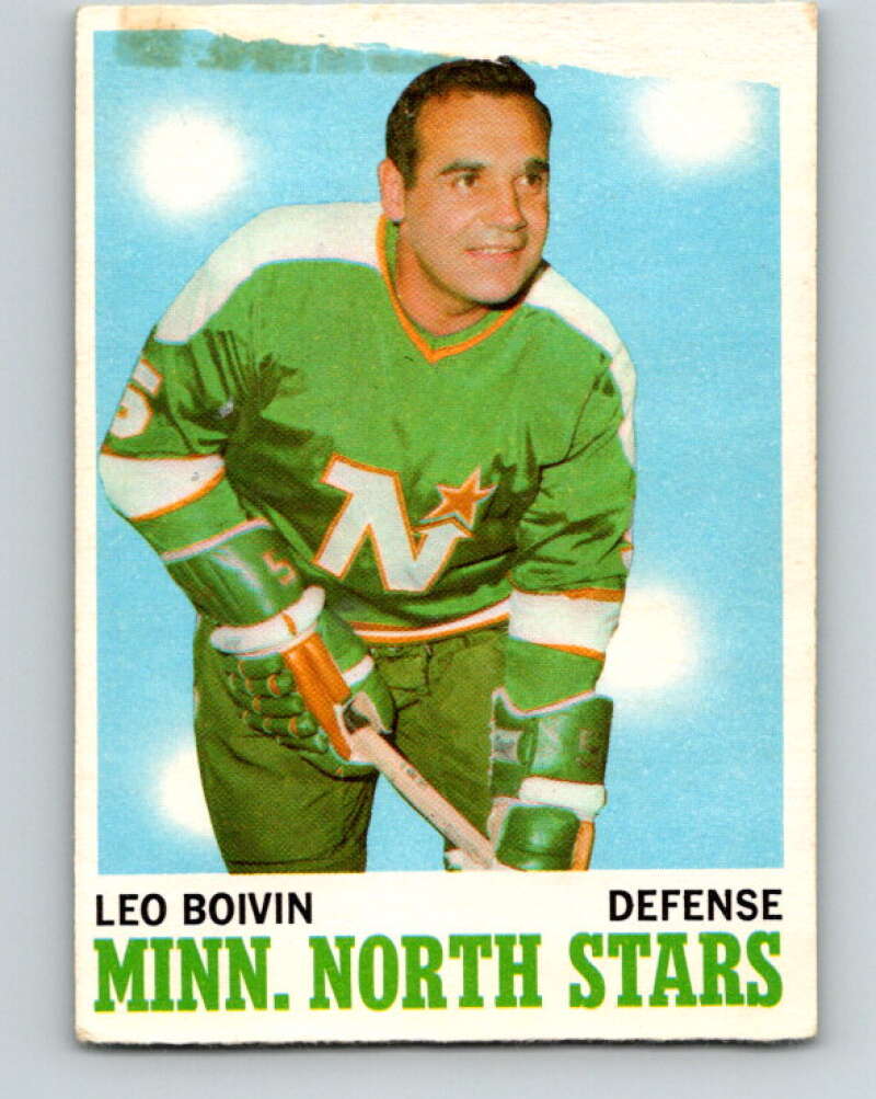 1970-71 O-Pee-Chee #42 Leo Boivin Minnesota North Stars V2515