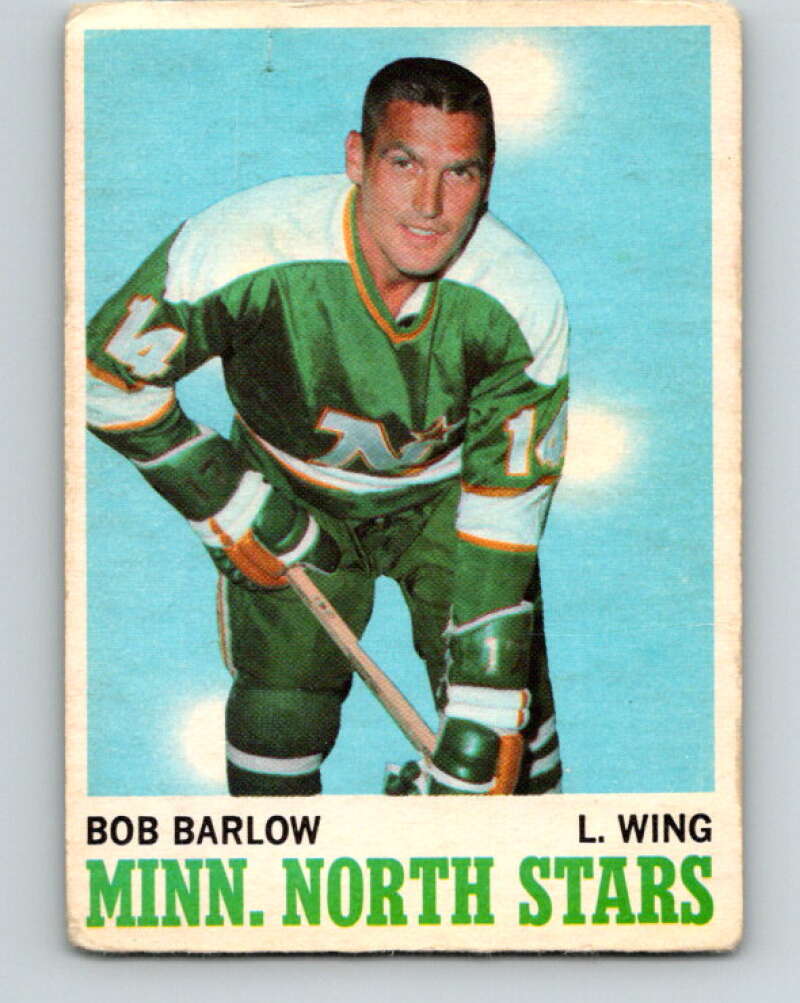 1970-71 O-Pee-Chee #45 Bob Barlow Minnesota North Stars V2521