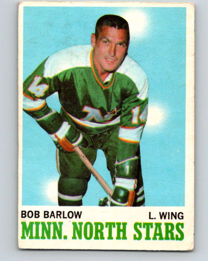 1970-71 O-Pee-Chee #45 Bob Barlow Minnesota North Stars V2522
