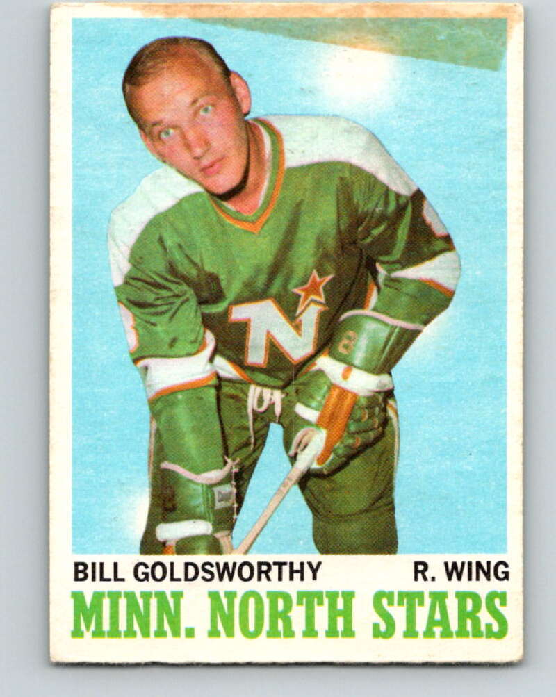 1970-71 O-Pee-Chee #46 Bill Goldsworthy Minnesota North Stars V2523