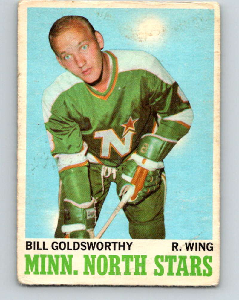 1970-71 O-Pee-Chee #46 Bill Goldsworthy Minnesota North Stars V2524