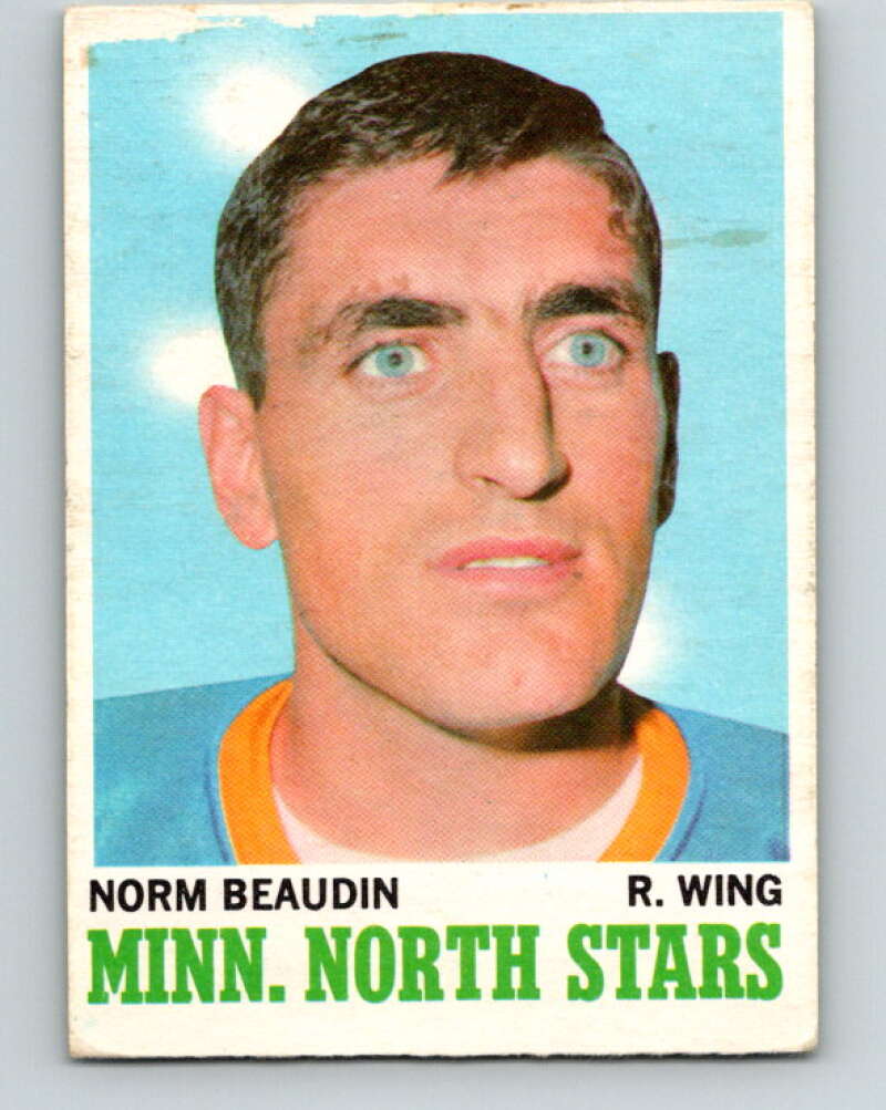 1970-71 O-Pee-Chee #48 Norm Beaudin RC Rookie Minnesota North Stars V2531