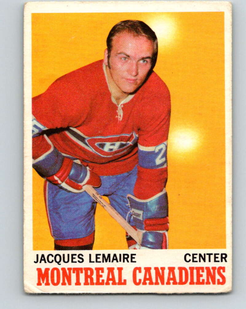 1970-71 O-Pee-Chee #57 Jacques Lemaire Montreal Canadiens V2547
