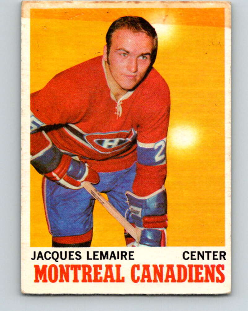 1970-71 O-Pee-Chee #57 Jacques Lemaire Montreal Canadiens V2548