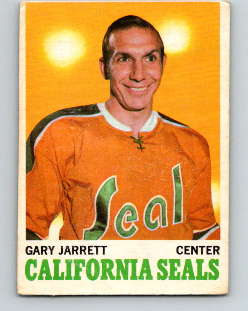 1970-71 O-Pee-Chee #75 Gary Jarrett California Golden Seals V2588