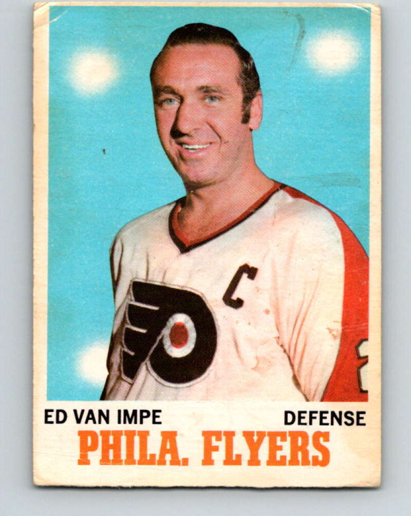 1970-71 O-Pee-Chee #80 Ed Van Impe Philadelphia Flyers V2596