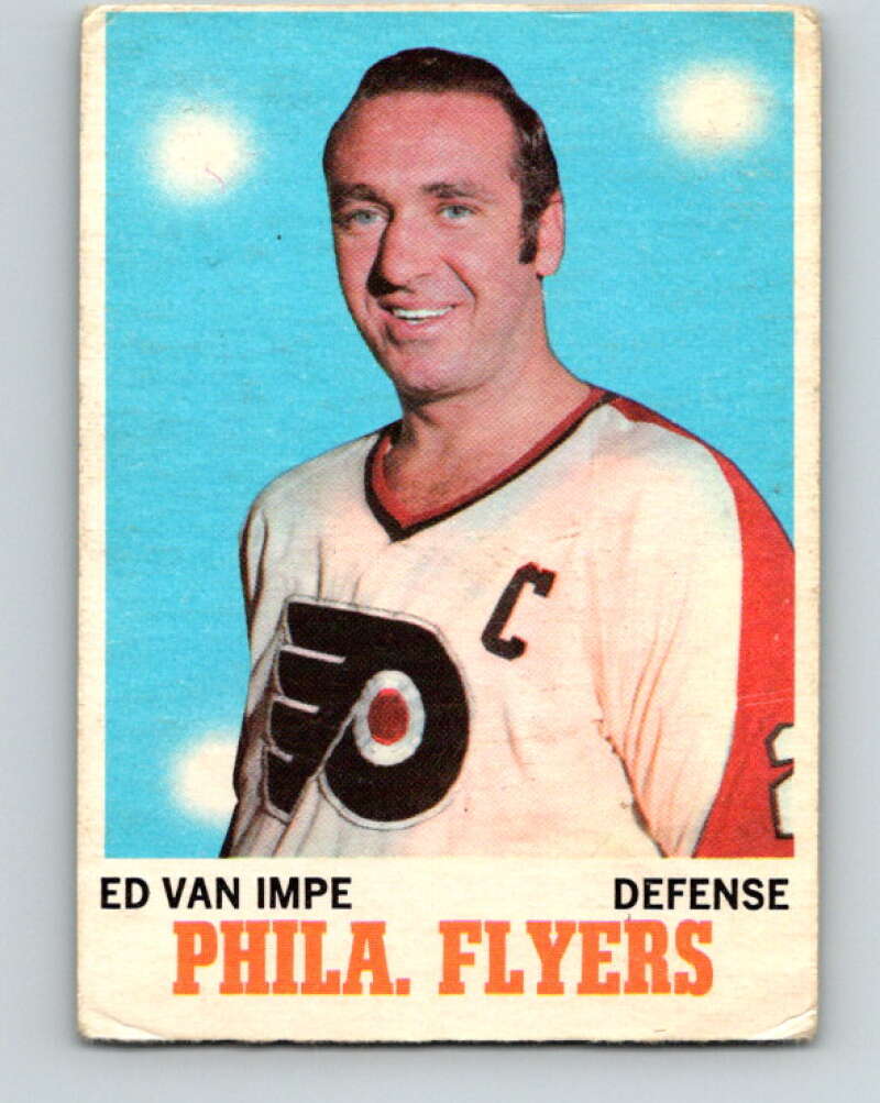 1970-71 O-Pee-Chee #80 Ed Van Impe Philadelphia Flyers V2597