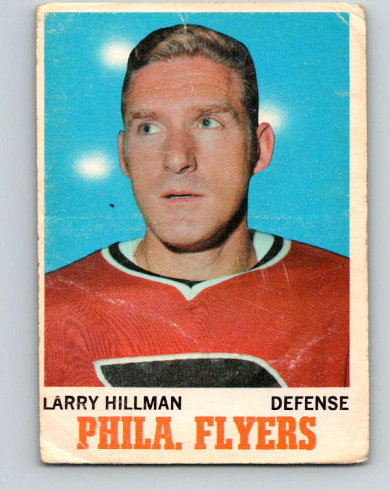 1970-71 O-Pee-Chee #81 Larry Hillman Philadelphia Flyers V2598