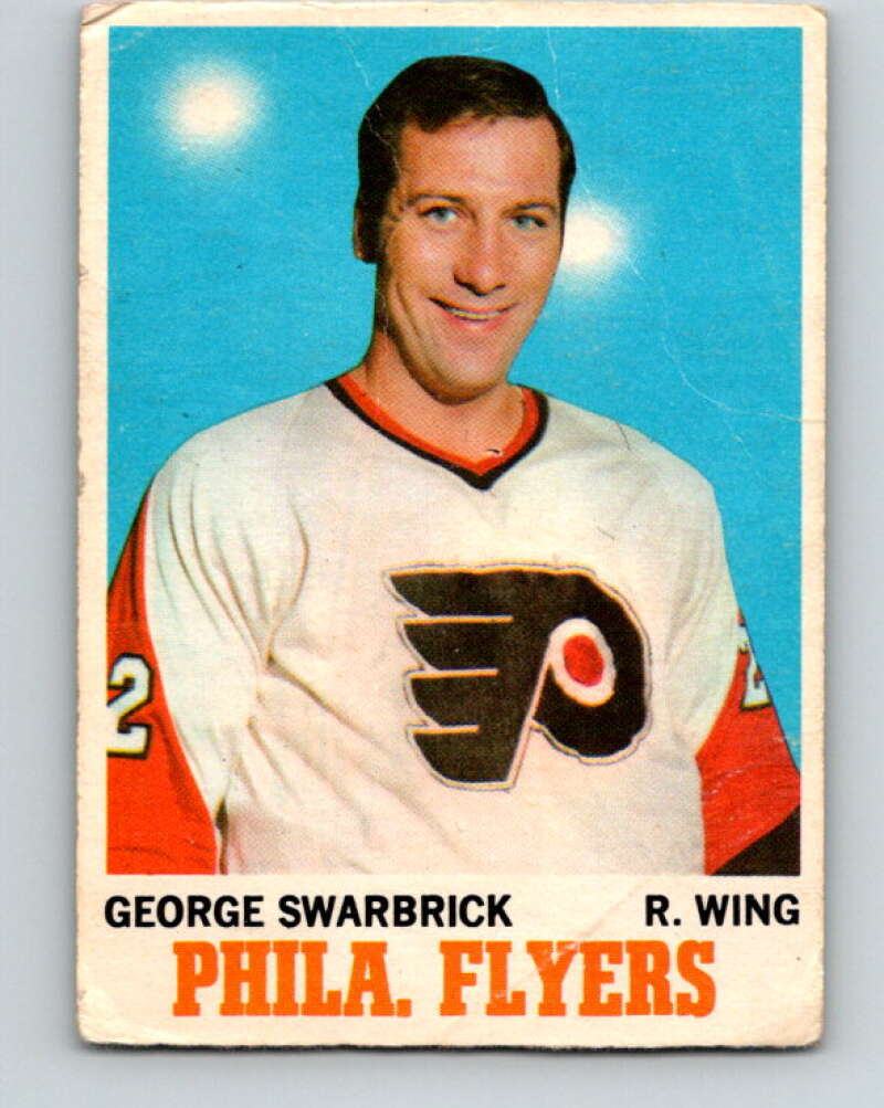 1970-71 O-Pee-Chee #82 George Swarbrick Philadelphia Flyers V2599
