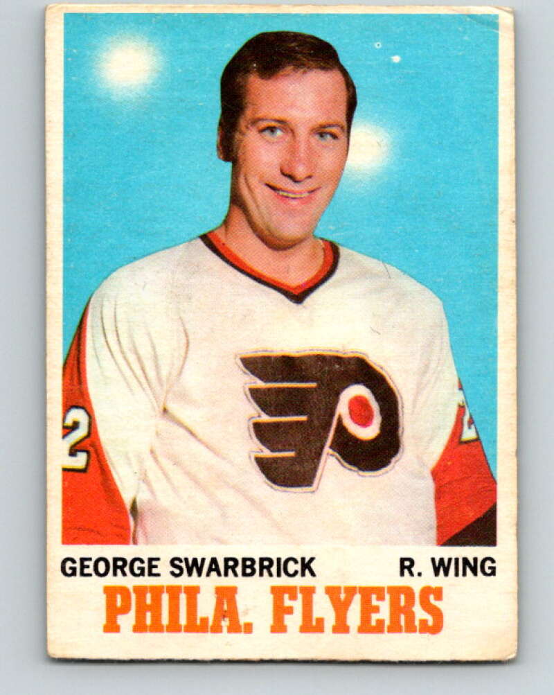 1970-71 O-Pee-Chee #82 George Swarbrick Philadelphia Flyers V2600