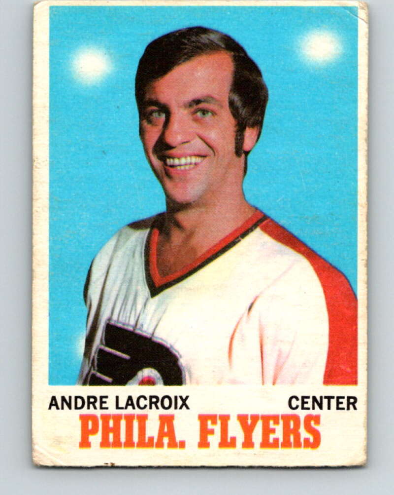 1970-71 O-Pee-Chee #84 Andre Lacroix Philadelphia Flyers V2602