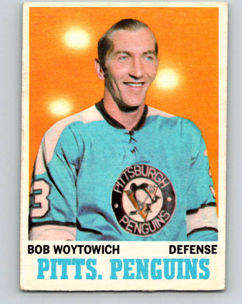 1970-71 O-Pee-Chee #88 Bob Woytowich Pittsburgh Penguins V2606